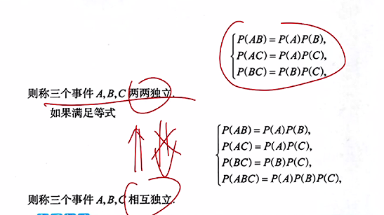 第一章 随机事件和概率 06 事件的独立性