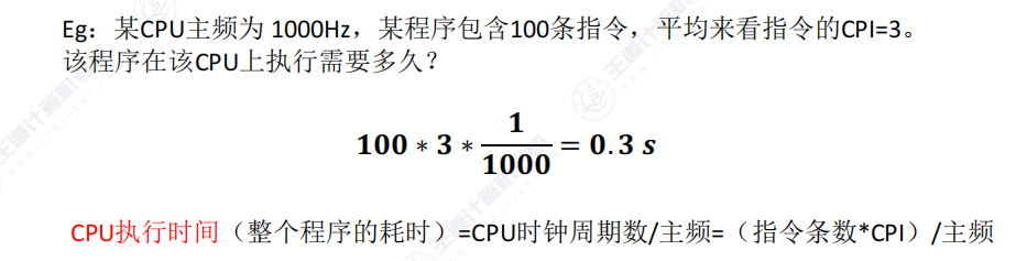 第一章 06计算机的性能指标（王道）