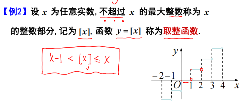 函数极限与连续 01 函数的概念、性质、函数、分段函数