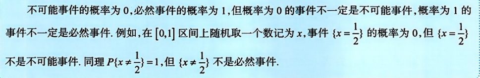 第一章 随机事件和概率 03 概率的公理化定义及性质
