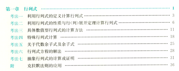 139题库 - 第一章 行列式