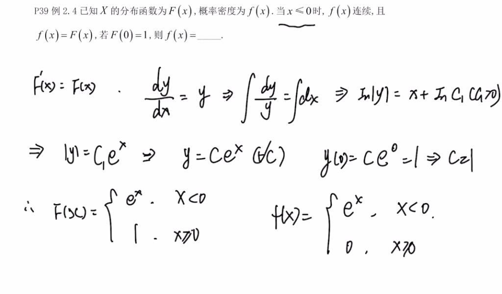 第二章 一维随机变量及其分布（张宇）