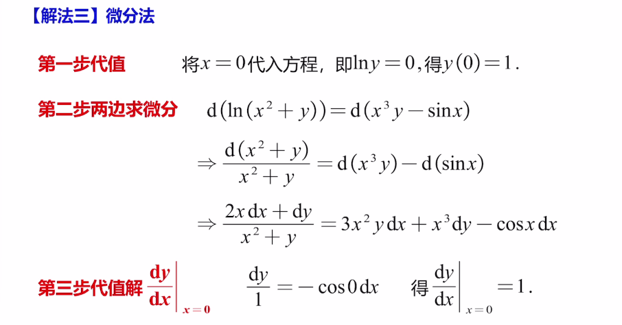 专题5 隐函数求导