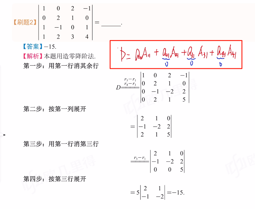 专题20 具体型行列式的计算