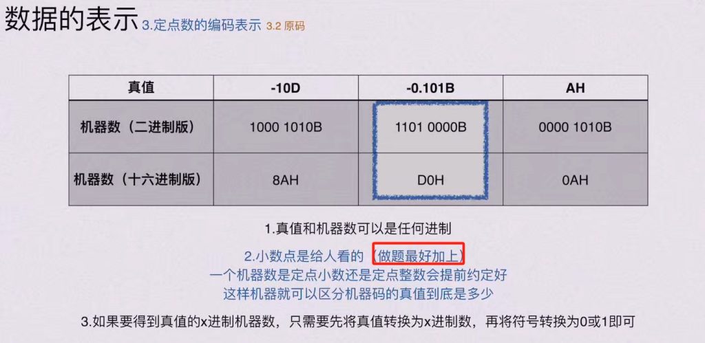 第二章 数据的表示和运算（BOK）