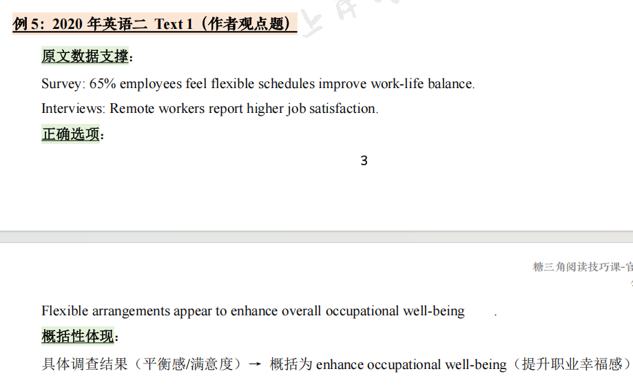 阅读技巧06 - 命题组设置【正确选项】的套路