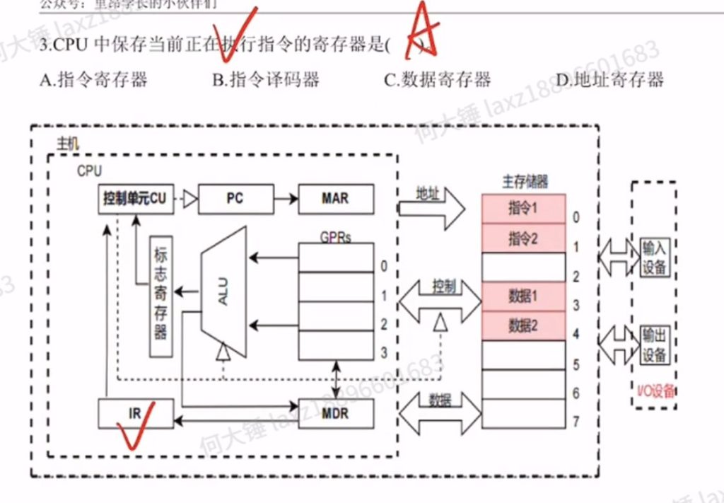 中央处理器 （王道习题）
