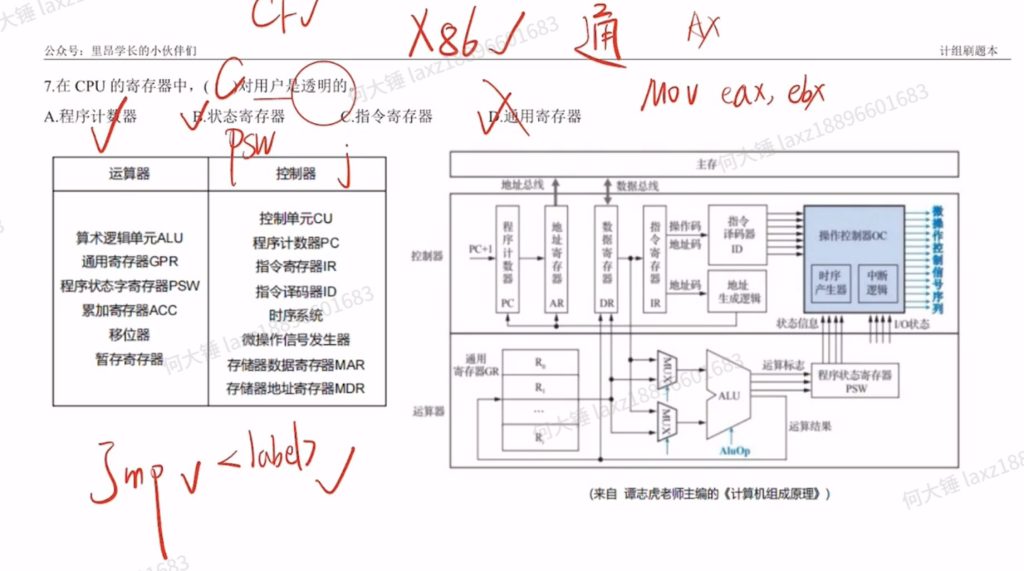 中央处理器 （王道习题）