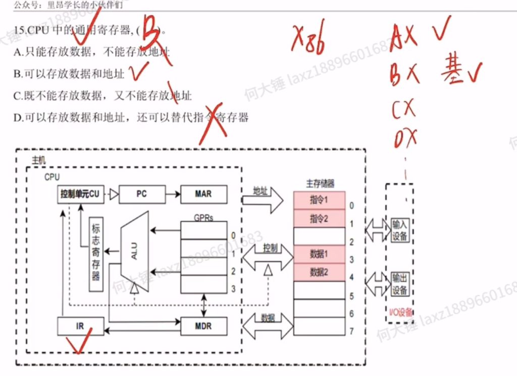 中央处理器 （王道习题）