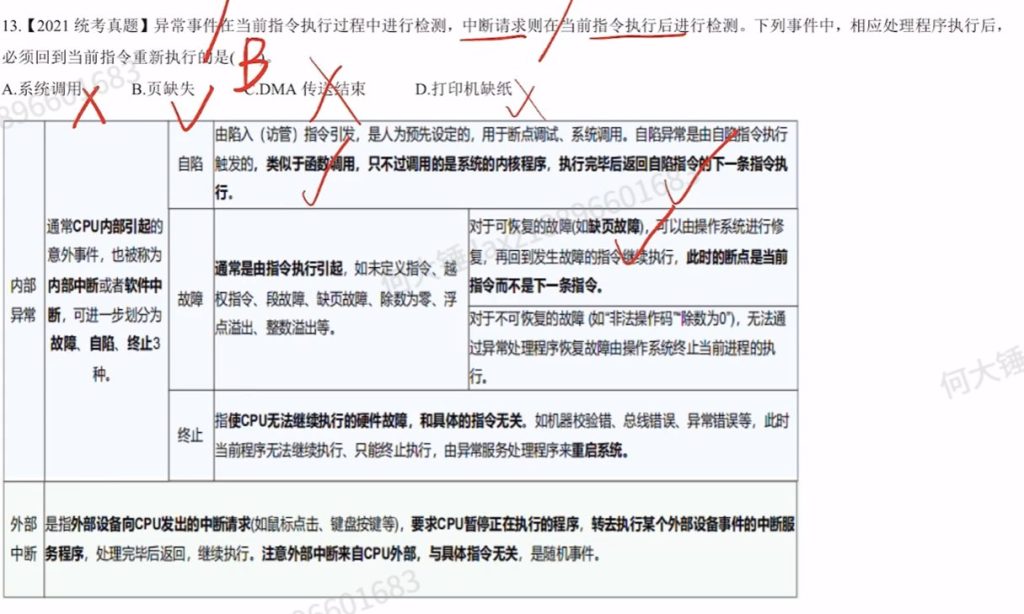 中央处理器 （王道习题）