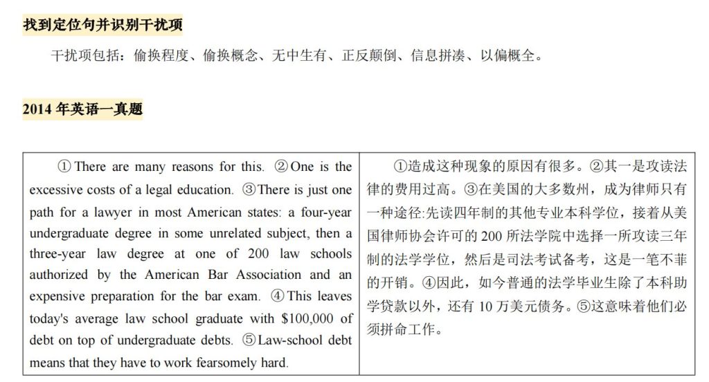 阅读技巧09 - 细节题