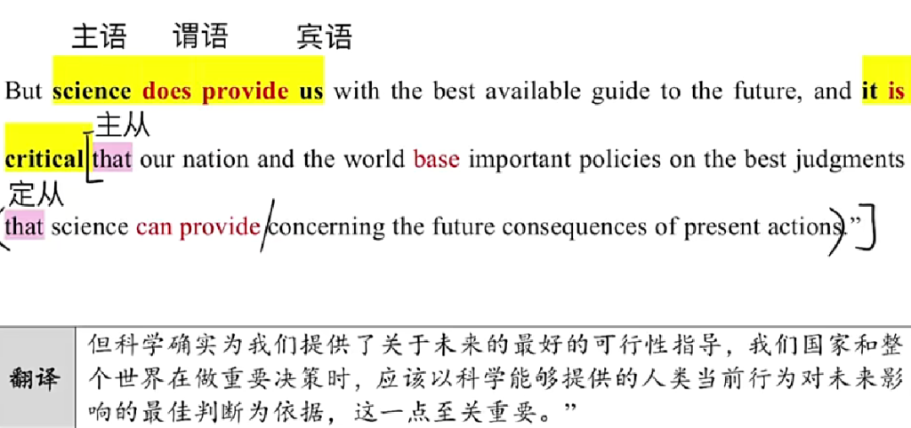 2005年 阅读长难句