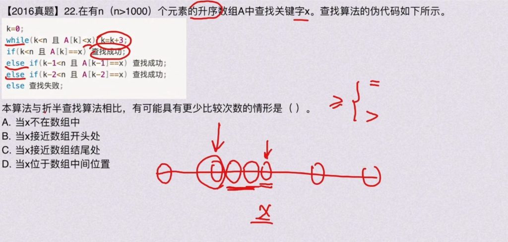 数据结构查找（王道习题）